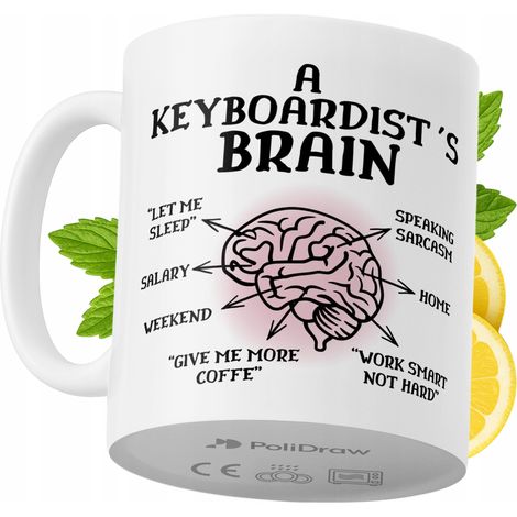 Lustige Kaffeetasse für Keyboarder mit witzigem Textdesign – ideal für Geburtstage, Namenstage, Feiertage und besondere Anlässe. Hochwertige Tasse für Zuhause, Büro und Arbeit. Farbe: Weiß, 330 ml.