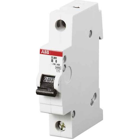 ABB Stotz S&J Sicherungsautomat 6kA 6A B 1p S201-B6 (1/2)
