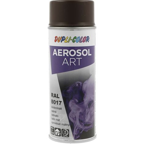 Dupli Color Aerosol Art Lackspray Graffiti Dose - wetterfest, lichtecht und UV-beständig - Graffiti-Spray 400ml, schokobraun seidenmatt RAL 8017