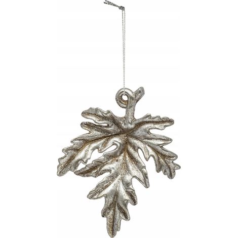 Ciondolo a forma di foglia d'argento ART-POL 17x13x3 cm (1/5)