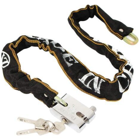 Motorcycle Chain Lock, Bike Lock, High Security Bike Lock, Heavy Duty Bike Chain Lock (1/4)