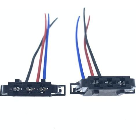 Compatible avec les modèles Audi 2000-2005, notamment les anciens modèles A6 et C5, connecteur du module de commande du moteur de chauffage/ventilation/climatisation -- JB1216-3P