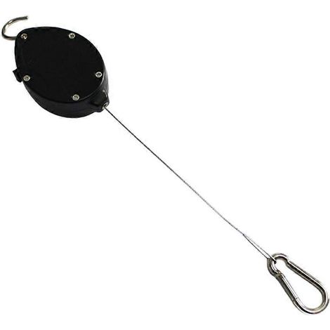Support de plante suspendu rétractable pour balcon, jardin ou terrasse. Crochet de suspension pour plantes d'intérieur et de jardin.