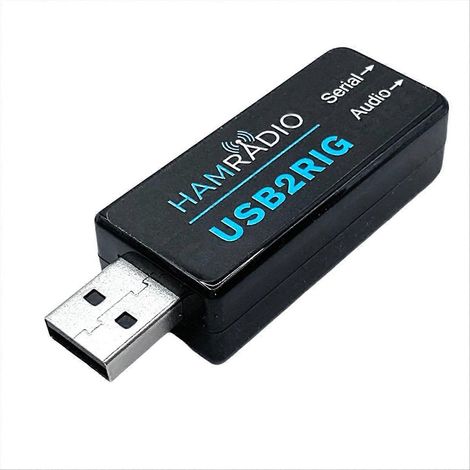 Carte son USB2RIG pour connecteur radio professionnelle, interface adaptateur audio PC vers talkie-walkie, compatible avec stations de communication, accessoire de liaison numérique, kit de connexion (1/5)