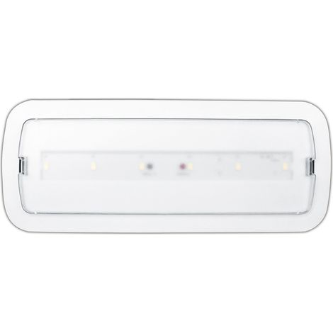 Luz de emergencia led matel 3W 200lm 24cm (1/3)