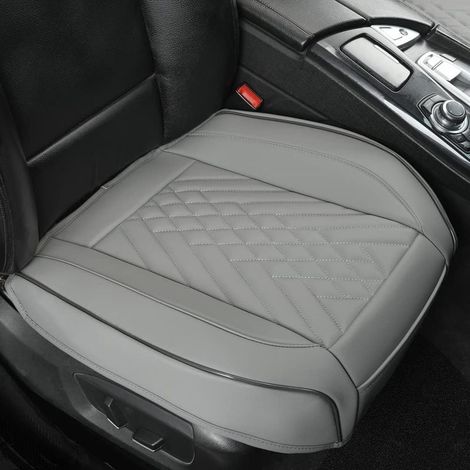 1 Housse De Siège Avant, Cuir Pu Antidérapant, Compatible Airbag, Pour Voiture Moyenne (1/5)