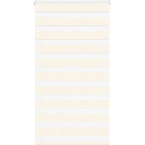 Doppelrollo Marmorbeige 75x150 cm Stoffbreite 70,9 cm Polyester