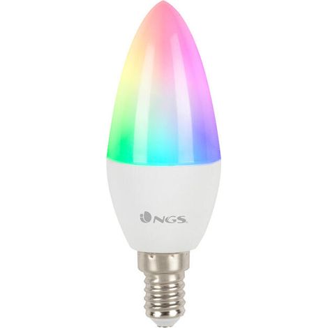 NGS Bombilla Led Wifi GLEAM514C RGB+W 40W (1/4)