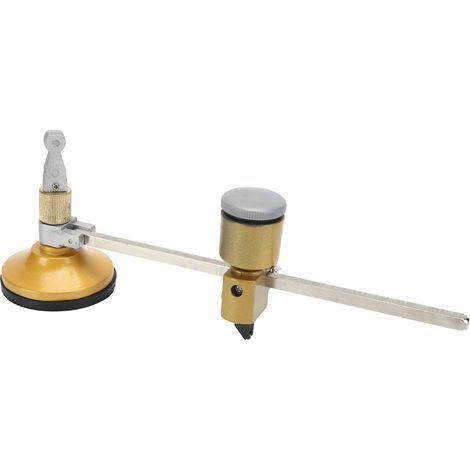 Coupeur circulaire de cercle de verre de Type compas réglable de 400mm avec ventouse, matériel domestique (1/5)