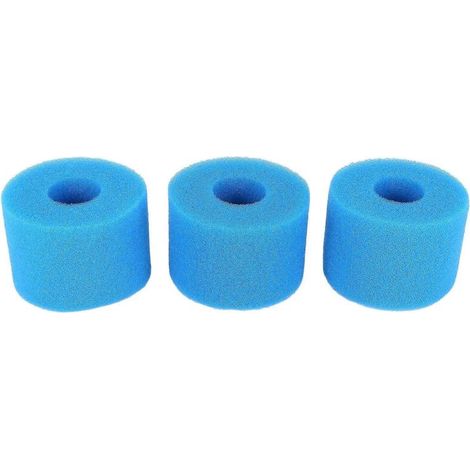 Lot de 3 filtres pour spa en mousse Pure Spa, type S1 (1/5)