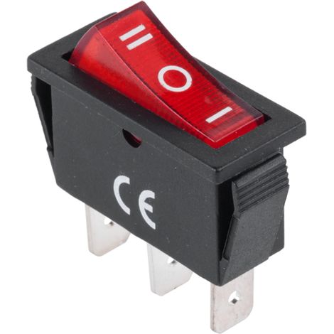Connecteur de commutateur rouge ON-OFF-ON IRS-103-3 PRK0048