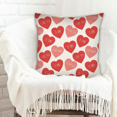 Housse de coussin 45x45 cm carrée facile d'entretien pour noël action de grâce (1/5)