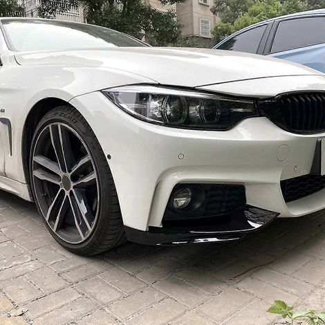 Protection de spoiler de pare-chocs avant pour BMW Série 4 F32 F33 F36 (2014-2020). (1/4)