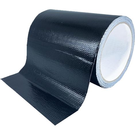 Ruban de réparation imperméable pour auvents, bâches en plein air, tentes, couvertures de bateau, auvents, voiliers, kit de réparation pour fissures, résistant aux UV (12 cm, noir) (1/5)