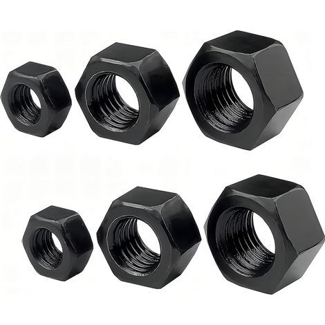 20 Pièces Écrou Hexagonaux M3.5, Les Écrous, Noir Écrous Hexagonaux, Fixation D'écrou, Pour Le Boulonnage et L'écroutage, Le Maintien D'objets en Place (1/5)