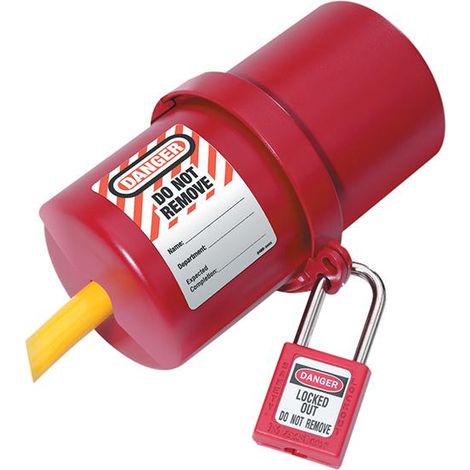 Lockout Electrical Plug Cover Large for 240V - 550V (1/3)