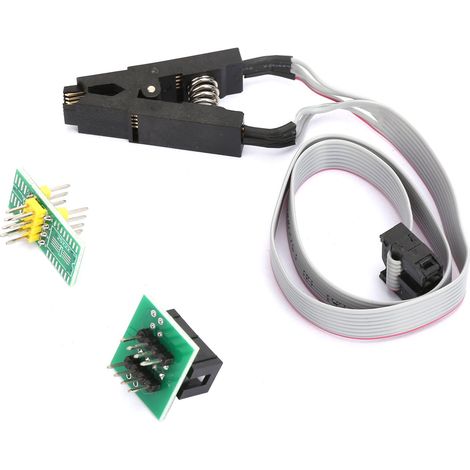 Adapterkabel für Programmierkarte und integrierten Schaltkreis-Testsockel SOIC8 SOP8 Flash Chip CI. (1/5)