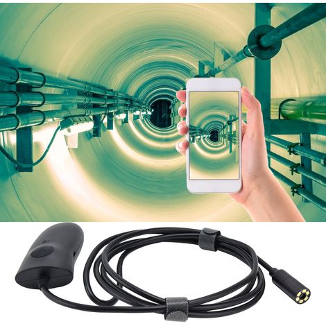 HD802 500W hochauflösendes Autofokus-Endoskop, neues tragbares WiFi-Endoskop, wasserdichtes Endoskop für industrielle Rohrleitungen, 1 m Reichweite. (1/5)