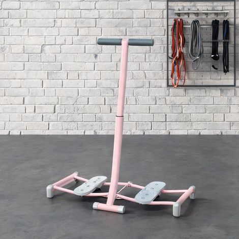 Simulateur de ski pliable en acier avec guidon et pédales (1/5)