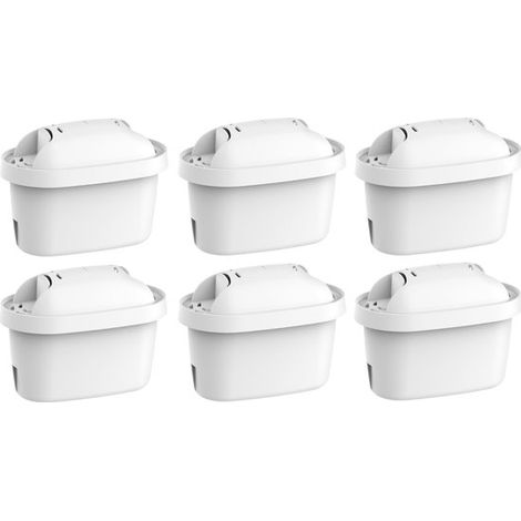 6 cartuchos de filtro compatibles con la jarra de agua Brita Maxtra - 6 unidades - Filtro de agua - Blanco (1/5)