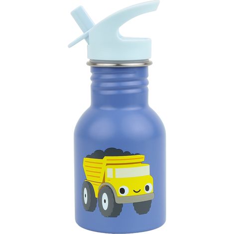 A little lovely company - Little stainless steel drink bottle - Dump truck - 7 x 17 x 7 cm