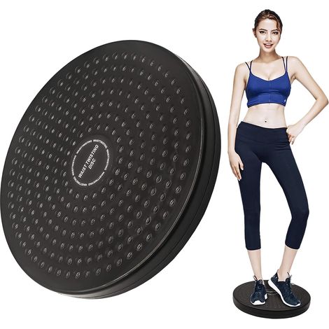 Disque de torsion pour la taille, planche d'équilibre avec plateforme de sécurité antidérapante, disque d'exercice aérobique rotatif, équipement de fitness pour la taille (1/5)