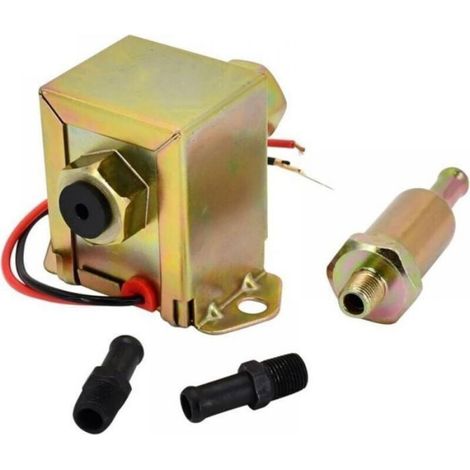 Pompe à carburant électrique 12v - Basse pression 2.5 4 PSI Débit 90 L h - Voiture et bateau - In line (1/4)