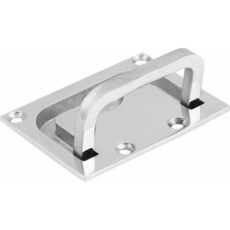 Boucle de plancher en acier inoxydable 316, boucle de pont marine, poignée de trappe, poignée pour camping-car (7657 mm) (1/5)