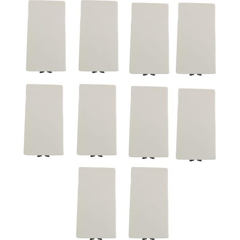 Interrupteur unipolaire compatible avec Plana, 1P 16A, blanc (10) (1/4)