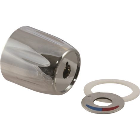 Botón cromado grifo monomando ducha PRESTO PRESOTEM 6 l/min