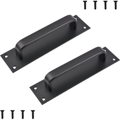 [JAMAIS UTILISÉ] Poignée de porte en deux parties : 200 mm, pour portes coulissantes lourdes (cuisine et meubles) (1/4)