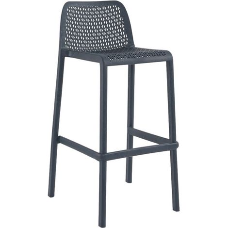 Tabouret LIBERTY en polypropylène style moderne pour extérieur