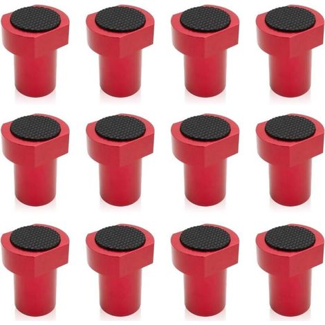 Set mit 12 Werkbankhaken aus Aluminiumlegierung – Klauenklemme – Für Holzbearbeitung – Spannbacken – Werkbank – Positionierung – Hobelanschlag