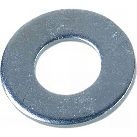 Rondelle plate moyenne M8 mm M Zinguée - Boite de 200 pcs - Fixtout 42000802B