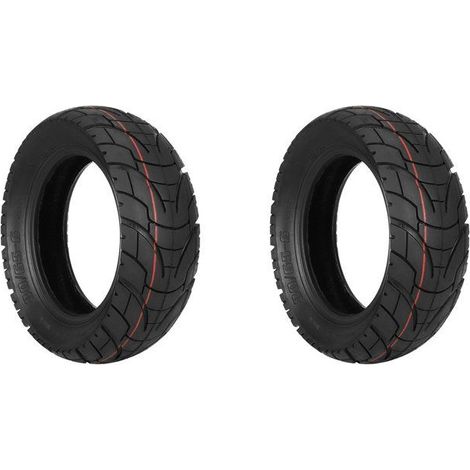 2X Pneus Sans Chambre à Air 10 Pouces 80/65-6 pour Scooter Électrique Zero10X pour . Équilibrage des Pneus de Remplacement pour (1/5)