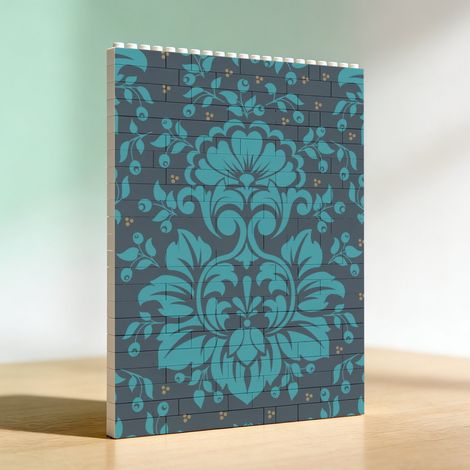 Cadre en blocs pour la Saint‑Valentin, idée de cadeau d’anniversaire (1/5)