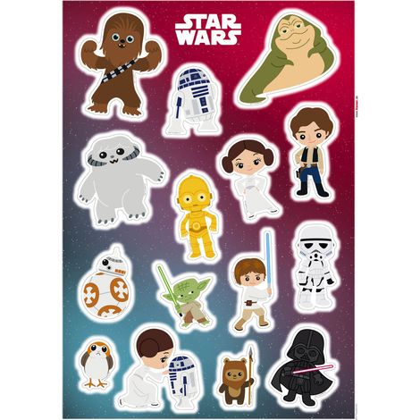 Stickers muraux- Star Wars Little Heroes (1/2)