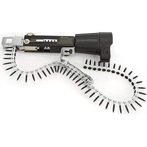 Adaptateur Automatique de Pistolet à Clous à Chaîne, Adaptateur à Vis assemblé, Fixation Automatique pour Cloisons Sèches, équipement de Serrage pour Perceuse électrique (1/5)