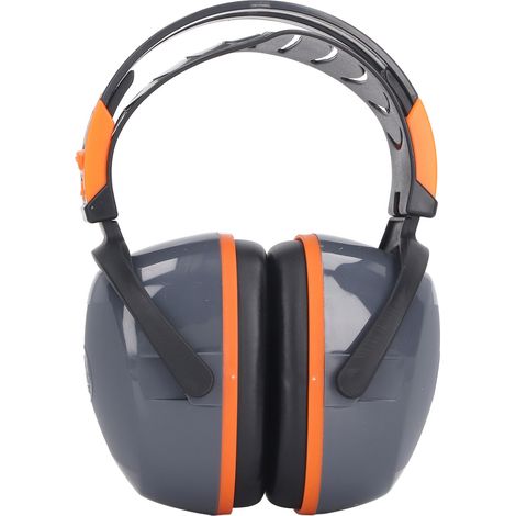 Casque antibruit rétractable, confortable et polyvalent pour la protection auditive : idéal pour les études, les voyages, les loisirs, le travail et la tonte de la pelouse. (1/5)