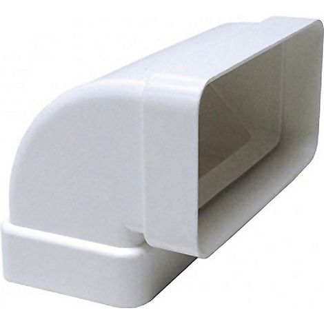 WURKO codo recto horizontal.110x56-90g-103 pvc , Codo rectangular horizontal a 90º 100 PVC 110.103 Blanco.
- Tamaño: 110 x 56 mm.