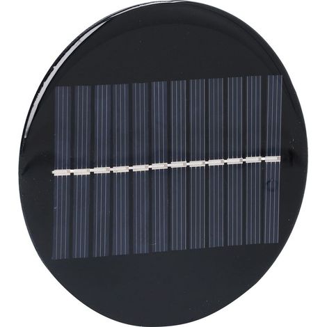 Panneau solaire rond 0.8W 6V 10cm DIY recharge batterie lampe solaire (1/4)