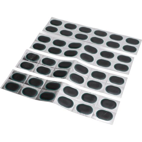 48 Pièces Rustines pour Chambre à Air de Vélo - Kit de Réparation de Pneu Cyclisme avec Patchs en Caoutchouc (1/5)