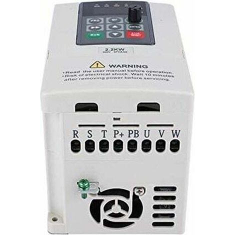 Variateur de fréquence 2,2 kW 380V triphasé – Contrôle de vitesse moteur – Protection contre surcharges et surtensions – Faible bruit et interférences