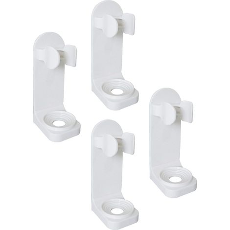 1 Support brosse à dents, fixation adhésive murale, 3 diamètres réglables, organiseur salle de bain, pour brosse électrique (1/4)