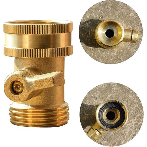 Robinet d'arrêt pour tuyau d'arrosage, résistant à la corrosion, indéformable - EN - (1/4)