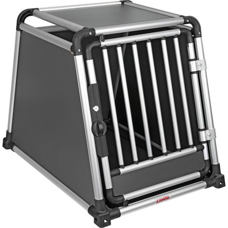 Premium, Trasportino In Lega Di Alluminio, Specifico Per Il Trasporto Di Animali In Auto - Type 7 - 60 X 85 X H 86 Cm (1/5)
