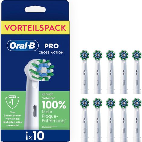 Oral-B Pro CrossAction 10er Aufsteckbürsten