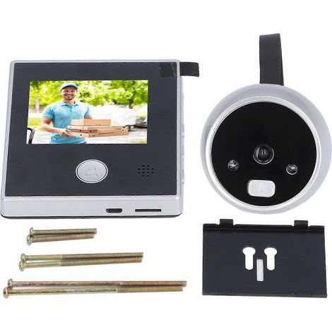 Digitaler Türspion mit 2,8-Zoll-TFT-Bildschirm, intelligenter Video-Türklingel, 135°-Winkel, Infrarot-Nachtsicht