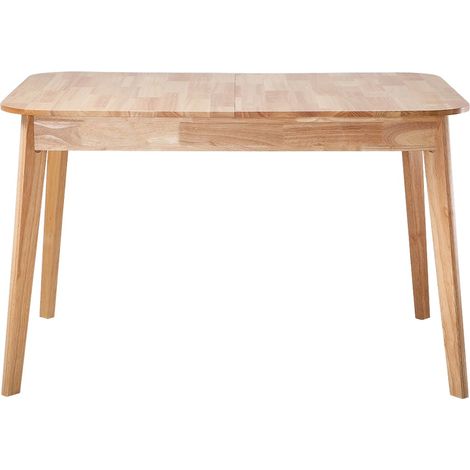 Tavolo da pranzo allungabile da 120 a 160 cm in legno massello - SOLINE
