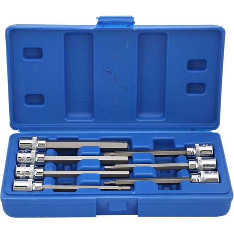 Douille carrée durable en acier au chrome vanadium, douilles longues extensibles, instrument de réparation, matériel d'amélioration de l'habitat pour équipement de mécaniste, outil de bricolage (1/5)
